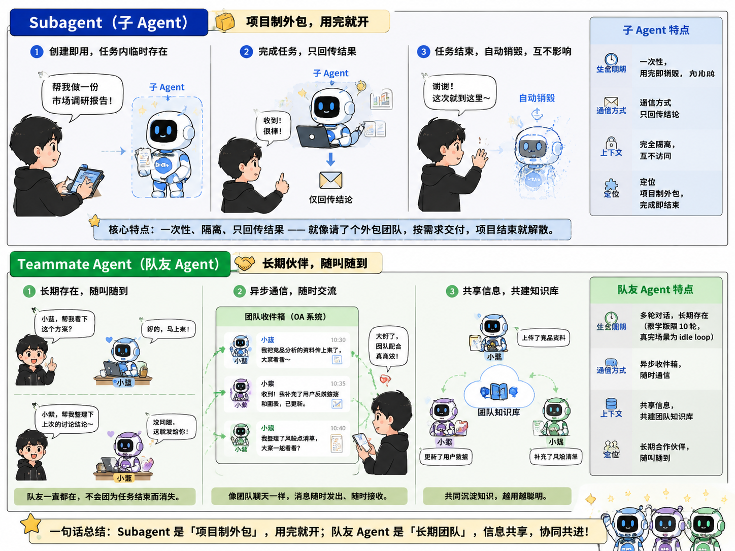 Agent Teams — 一个搞不定，组队来